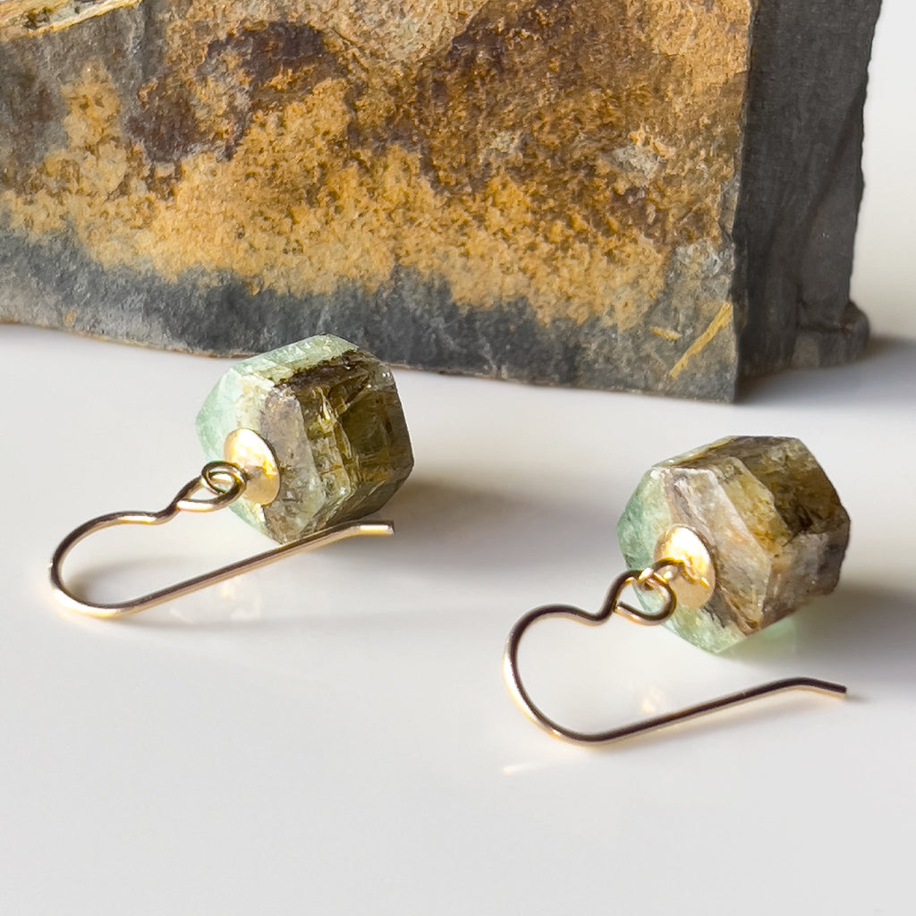 Beryl Emerald Earrings | Kirsten Muenster Jewelry