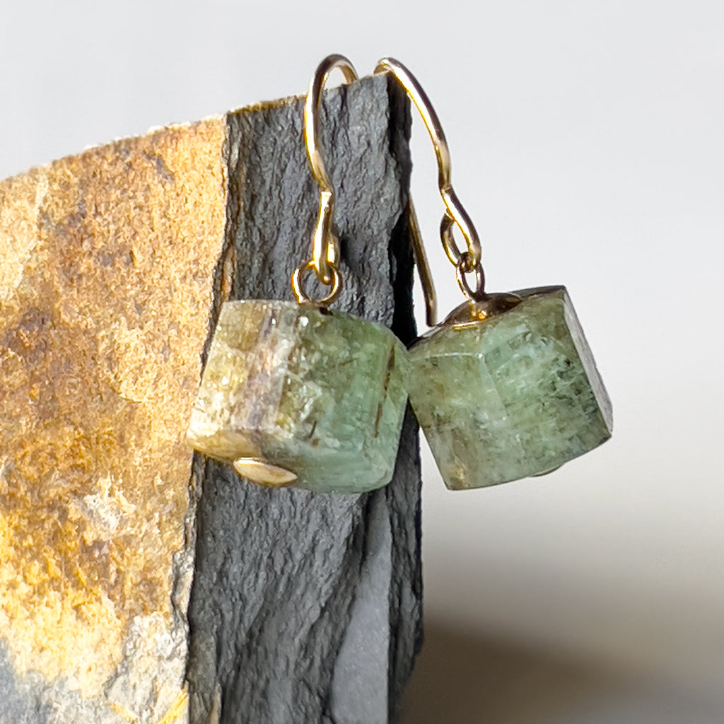 Beryl Emerald Earrings | Kirsten Muenster Jewelry