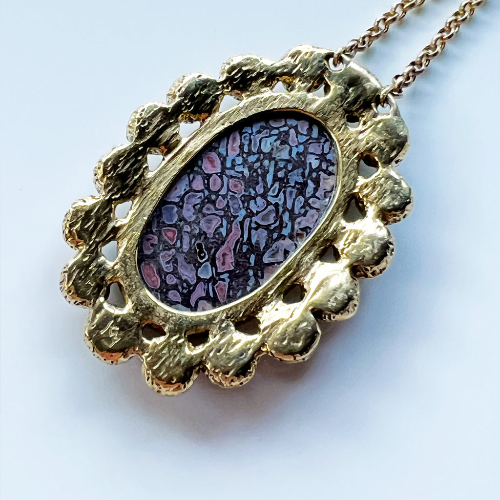 Dinosaur Bone Halo Necklace | Kirsten Muenster Jewelry