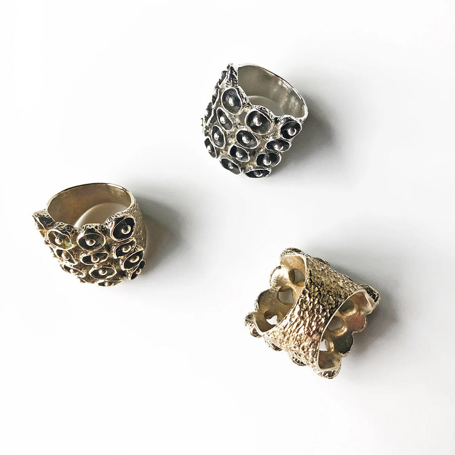 Mosaic Rings by Kirsten Muenster Jewelry