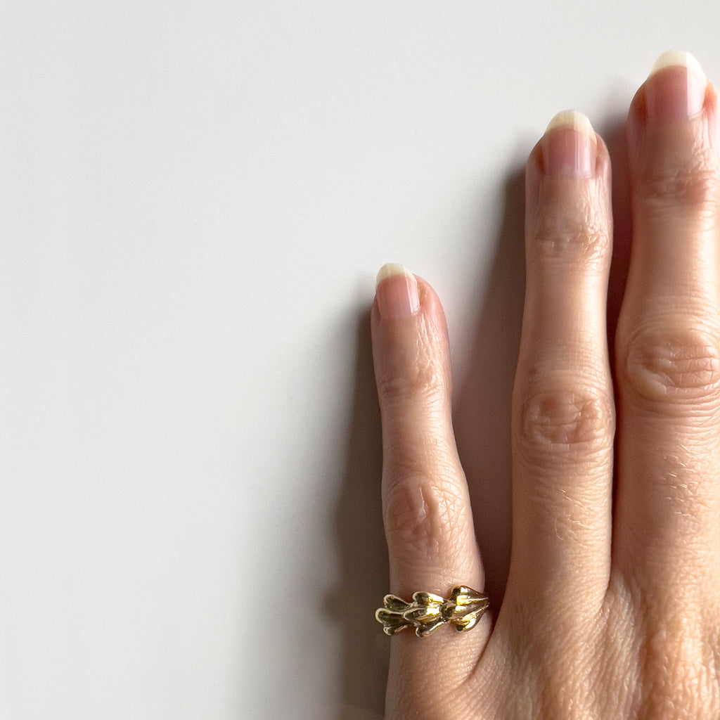 Catkin Pinky Ring - Gold | Kirsten Muenster Jewelry