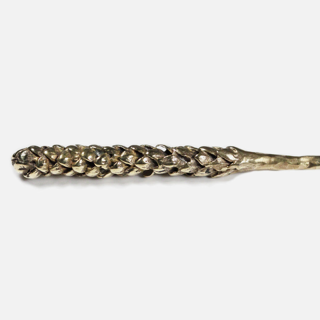 Araucaria Hair Stick - Yellow Bronze | Kirsten Muenster Jewelry