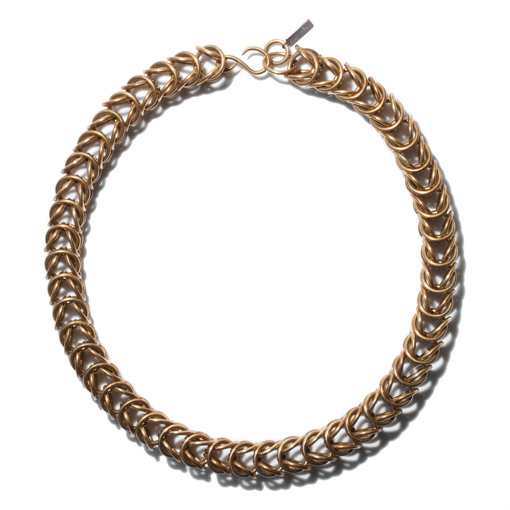 Small Box Chain Necklace | Kirsten Muenster Jewelry