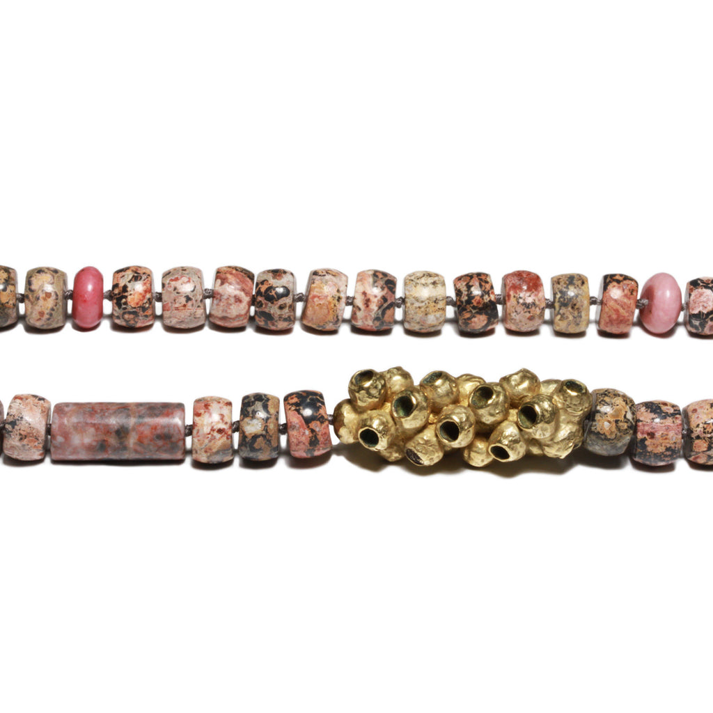 Snakeskin Jasper & Callistemon Pod Necklace | Kirsten Muenster Jewelry