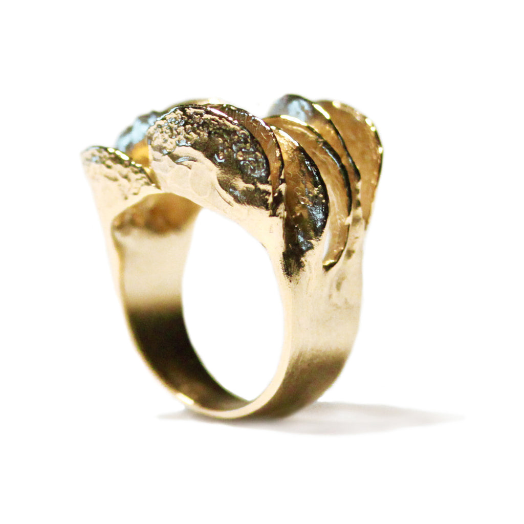 Banksia Half Band Ring - Gold | Kirsten Muenster Jewelry