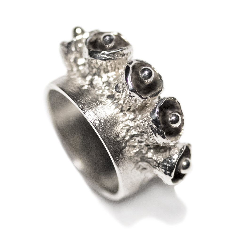 Bell Pod Ring - Silver | Kirsten Muenster Jewelry