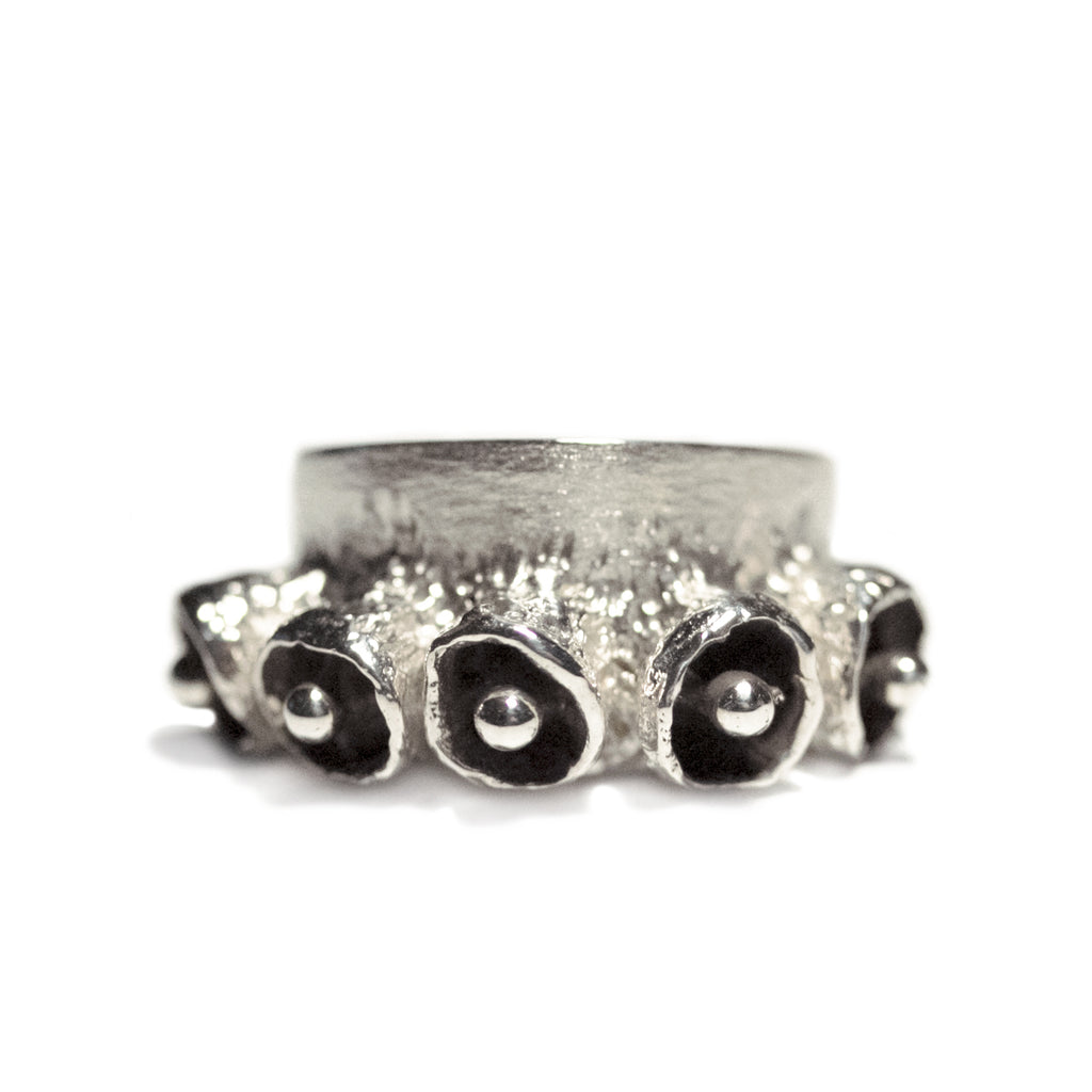 Bell Pod Ring - Silver | Kirsten Muenster Jewelry