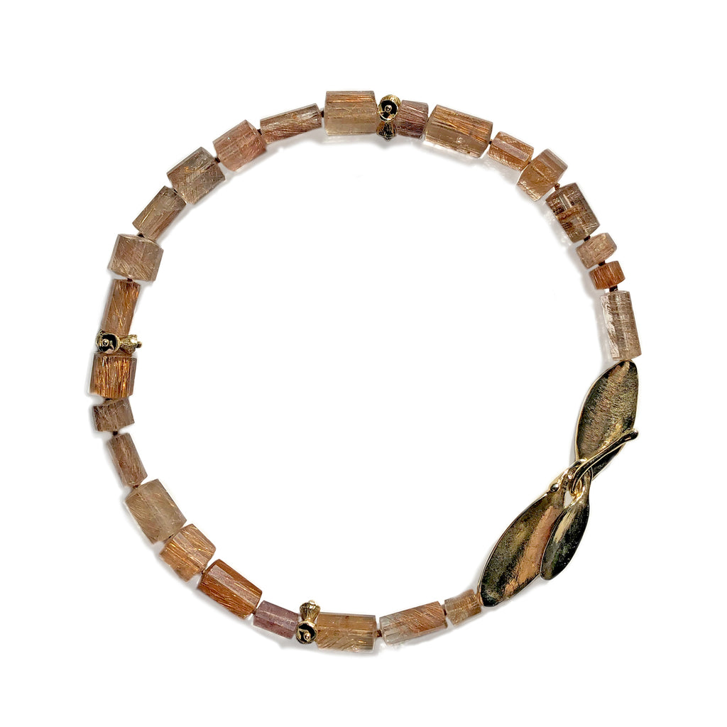 Copper Rutilated Quartz Necklace | Kirsten Muenster Jewelry