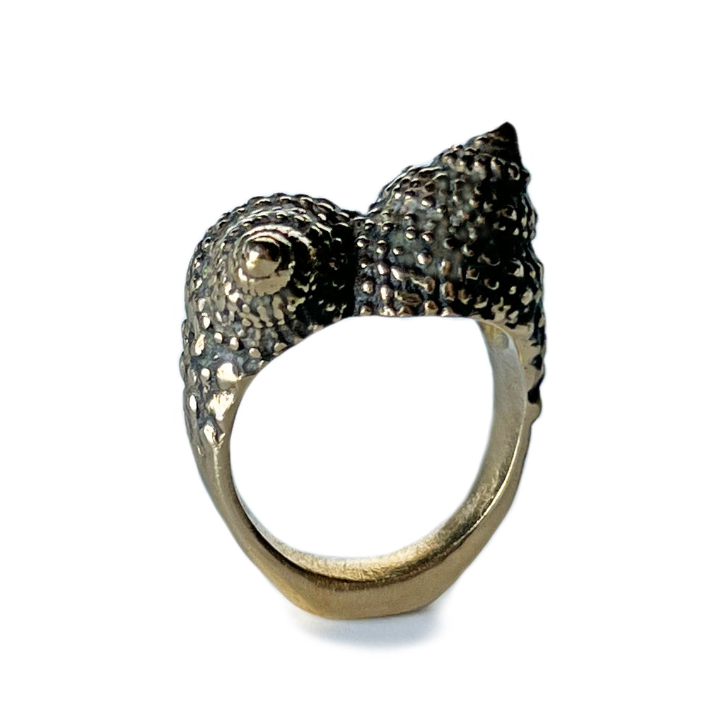 Duo Ring - Yellow Bronze | Kirsten Muenster Jewelry
