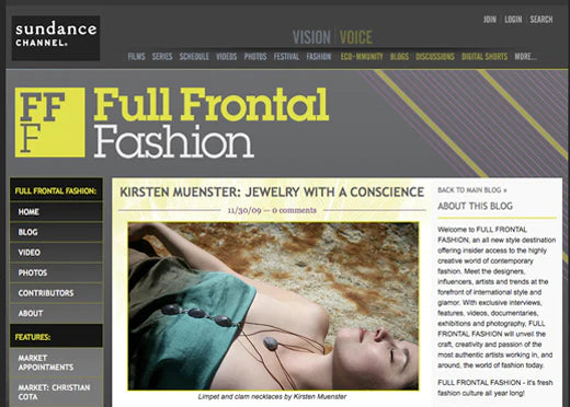 Sundance Channel - Full Frontal Fashion Interview