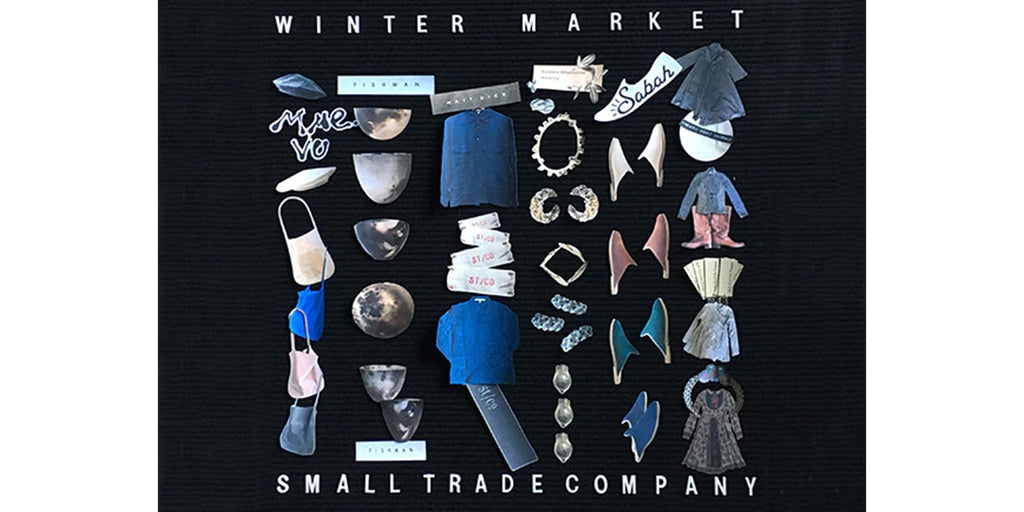 An image promoting Kirsten Muenster Jewelry's participation in the 2016 Wanderlust Winter Market event. 