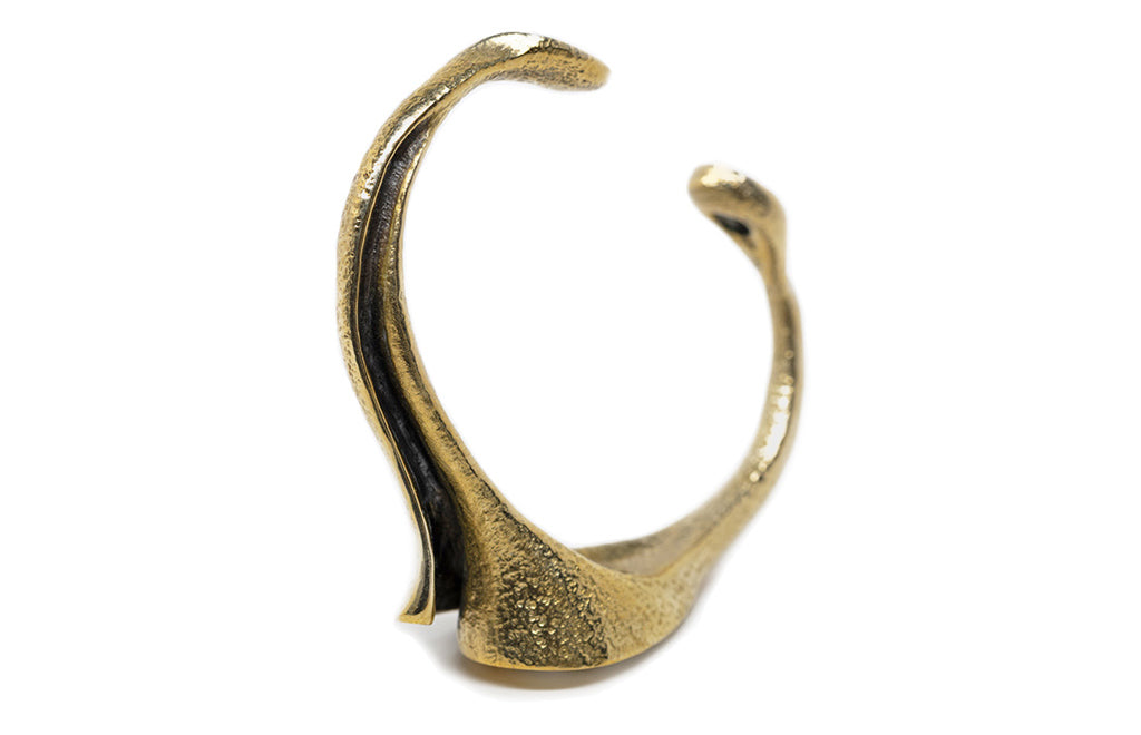 Slide Cuff in Yellow Bronze | KMJ