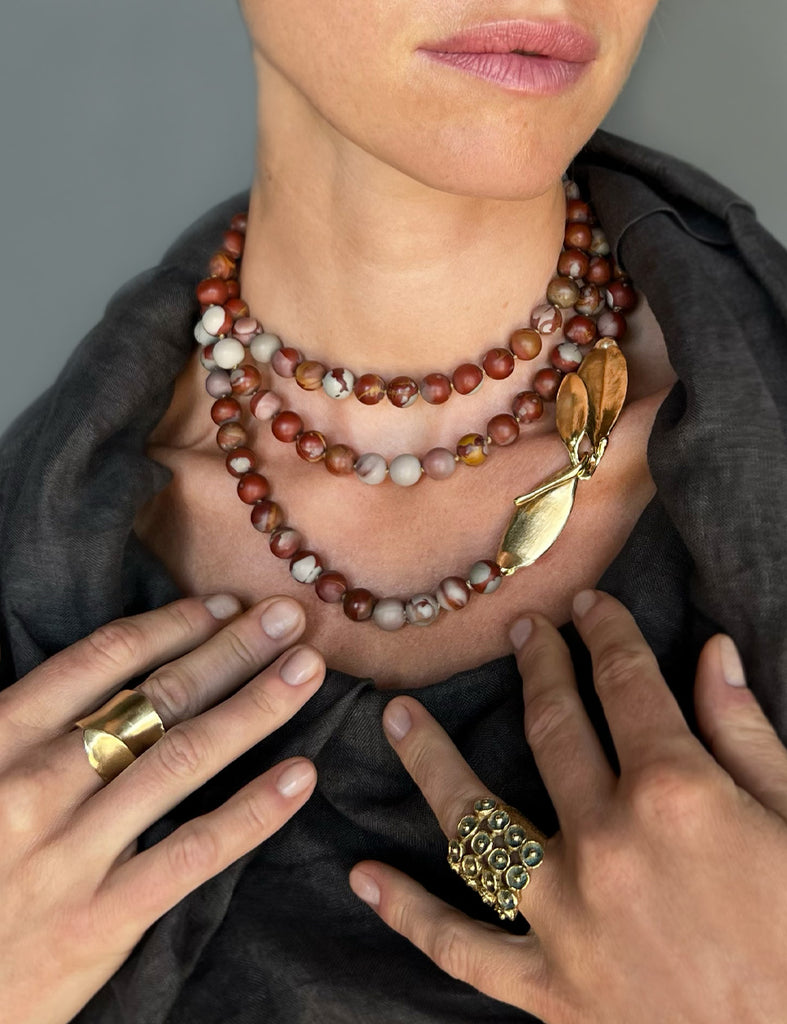 Noreena Jasper Necklace | Kirsten Muenster Jewelry