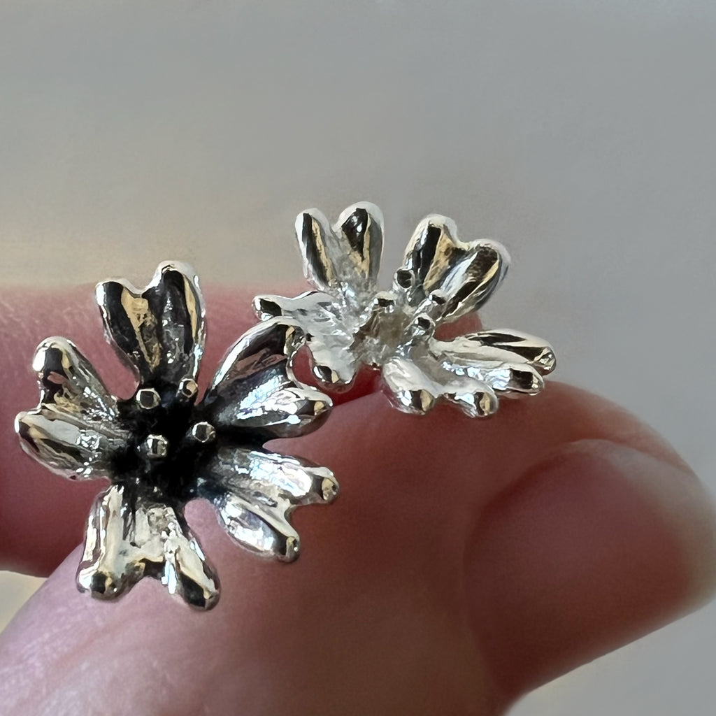 Bella Flora Earrings - Silver | Kirsten Muenster Jewelry