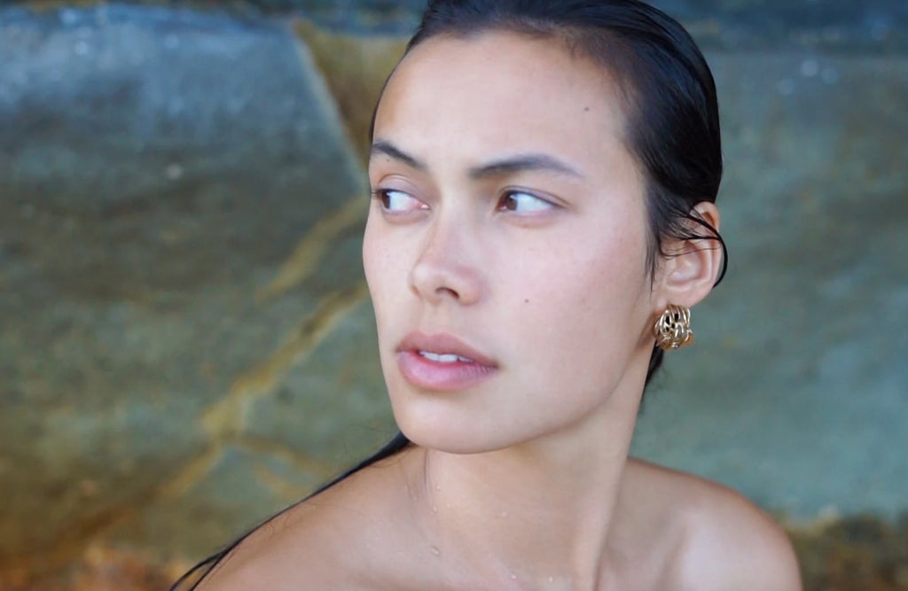 Banksia Hoop Earrings | Kirsten Muenster Jewelry