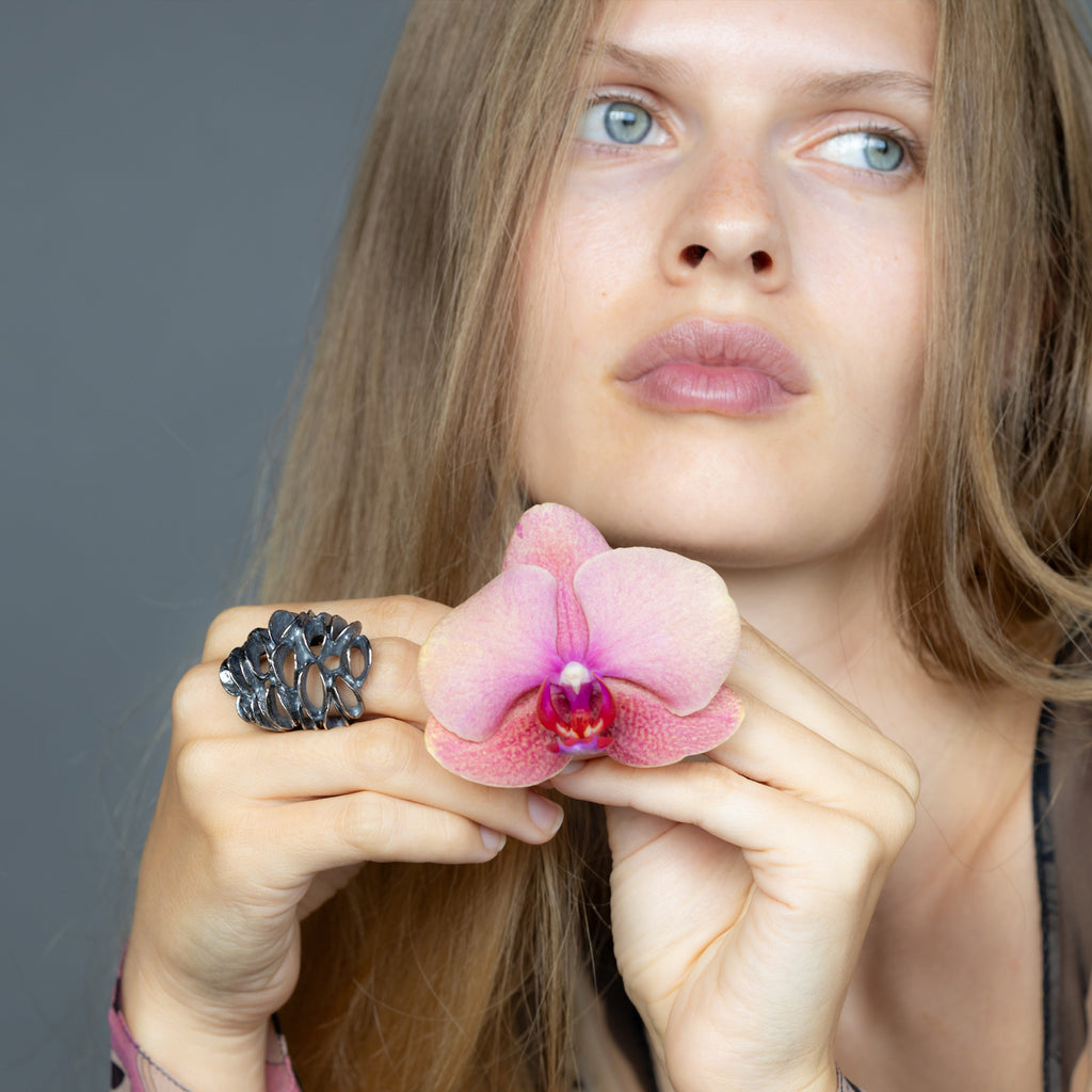 Banksia Root Ring - Silver | Kirsten Muenster Jewelry