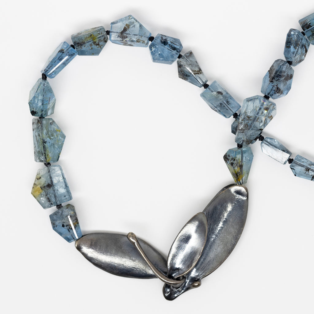 Dendritic Aquamarine Necklace | Kirsten Muenster Jewelry