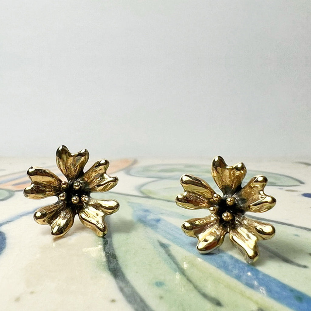 Bella Flora Earrings - Gold   