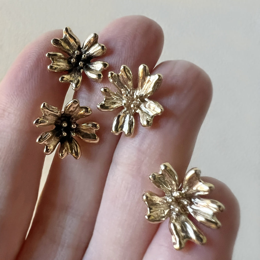 Bella Flora Earrings - Gold | Kirsten Muenster Jewelry