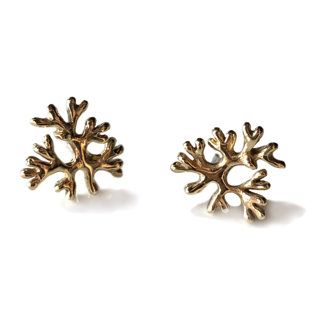 Fan Earrings - Gold | Kirsten Muenster Jewelry