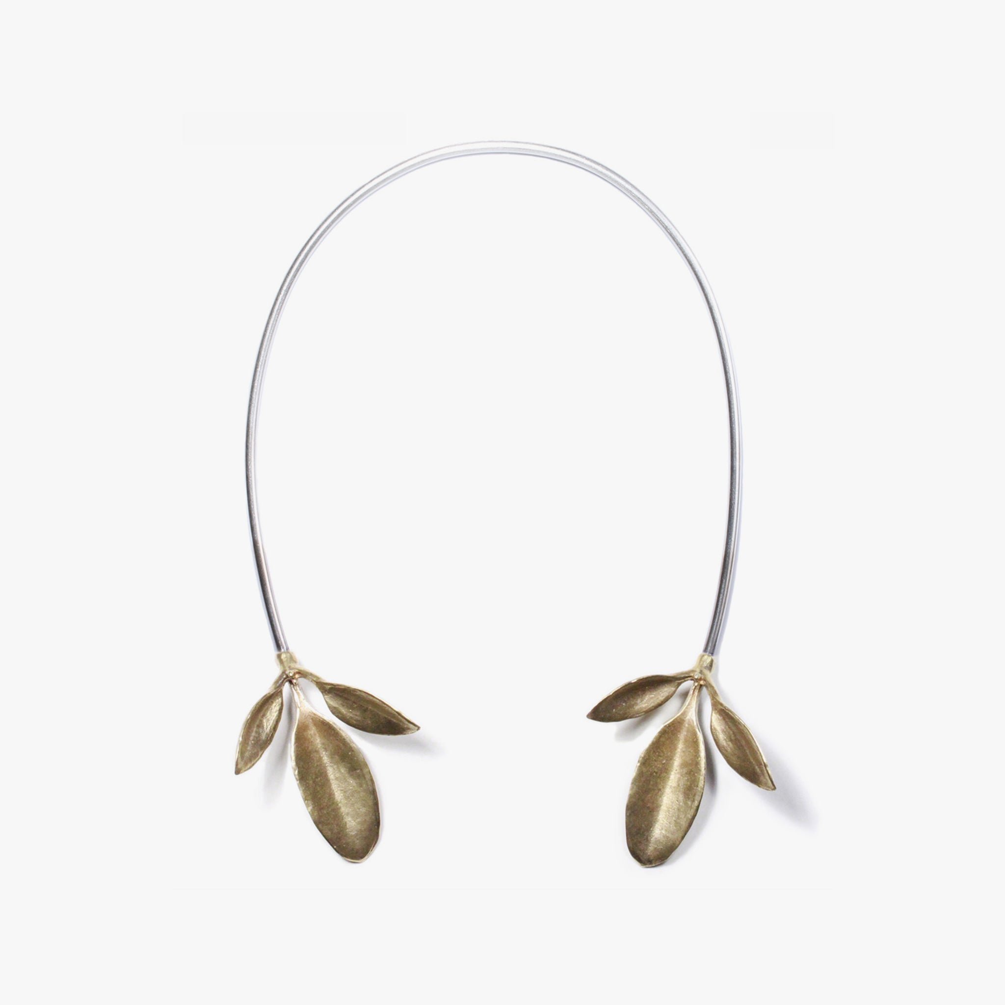リーフネックカフ - 真鍮 – Kirsten Muenster Jewelry
