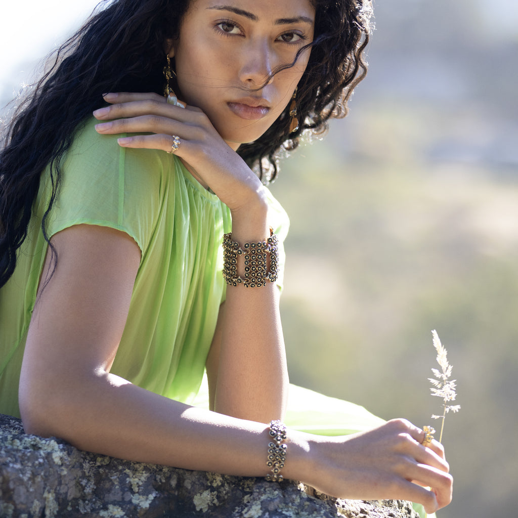 Mosaic Hinge Bracelet | Kirsten Muenster Jewelry