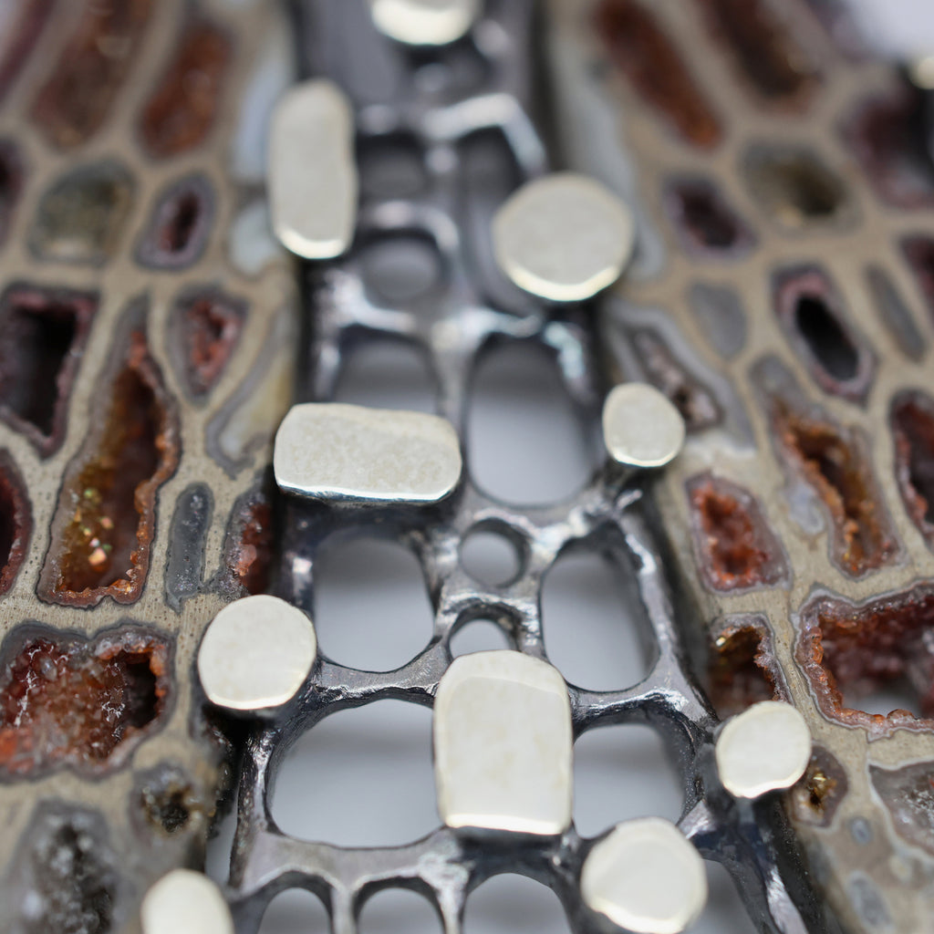 Reliquiae Moth Necklace - Silver | Kirsten Muenster Jewelry