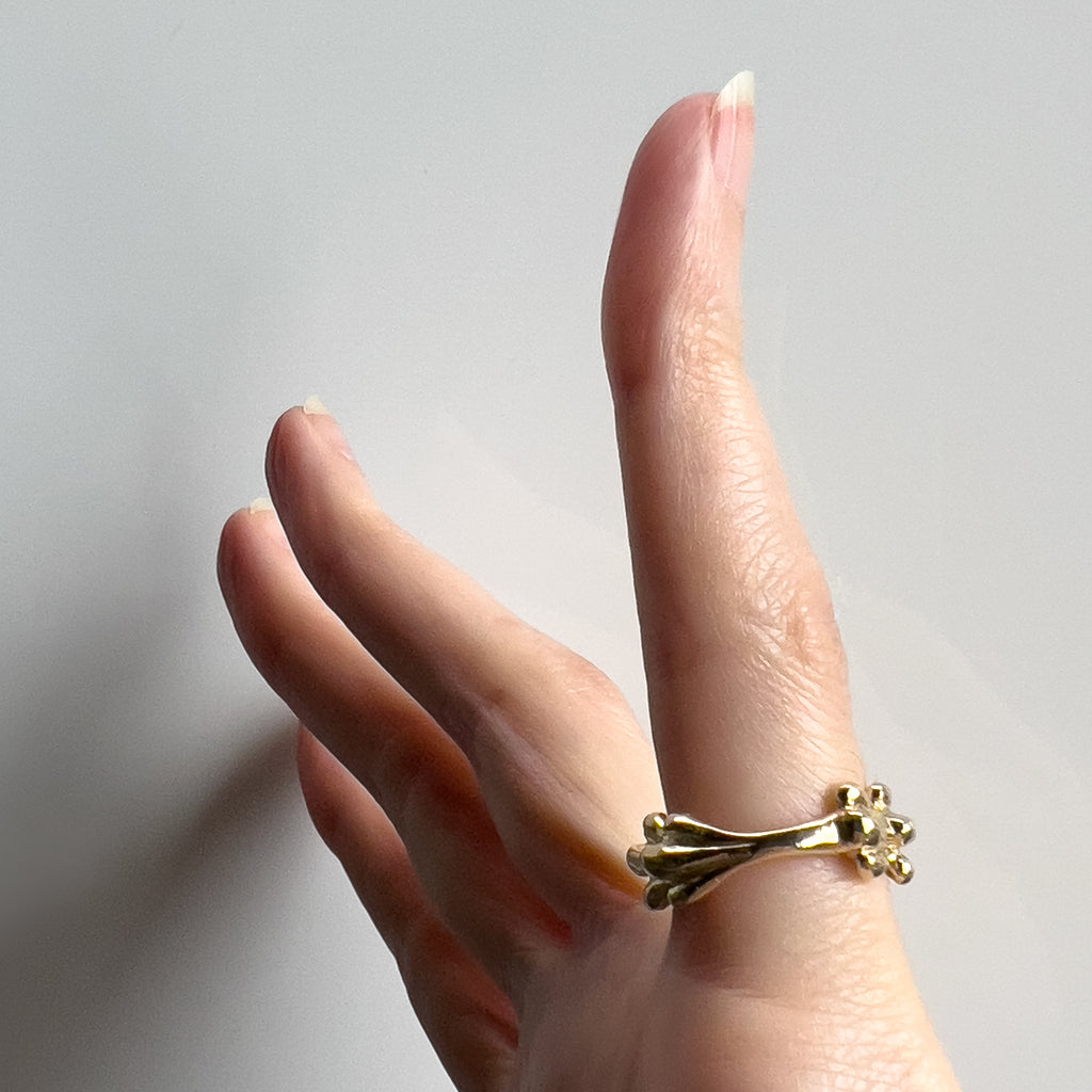 Catkin Pinky Ring - Gold | Kirsten Muenster Jewelry