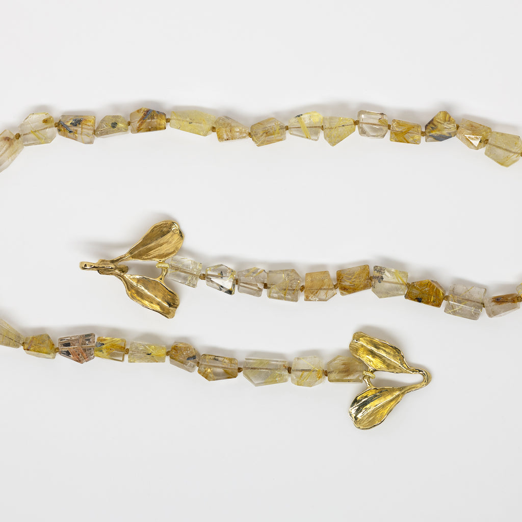 Rutilated Quartz Necklace | Kirsten Muenster Jewelry