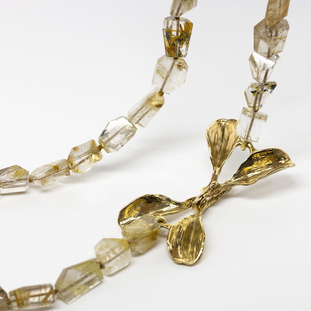 Rutilated Quartz Necklace | Kirsten Muenster Jewelry