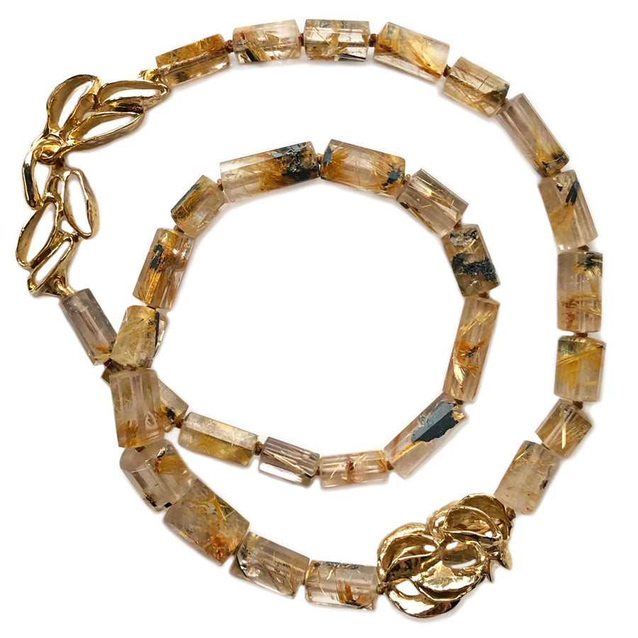 Rutilated Quartz Necklace | Kirsten Muenster Jewelry