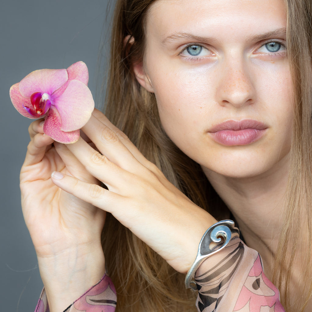 Slide Cuff Bracelet - Silver | Kirsten Muenster Jewelry