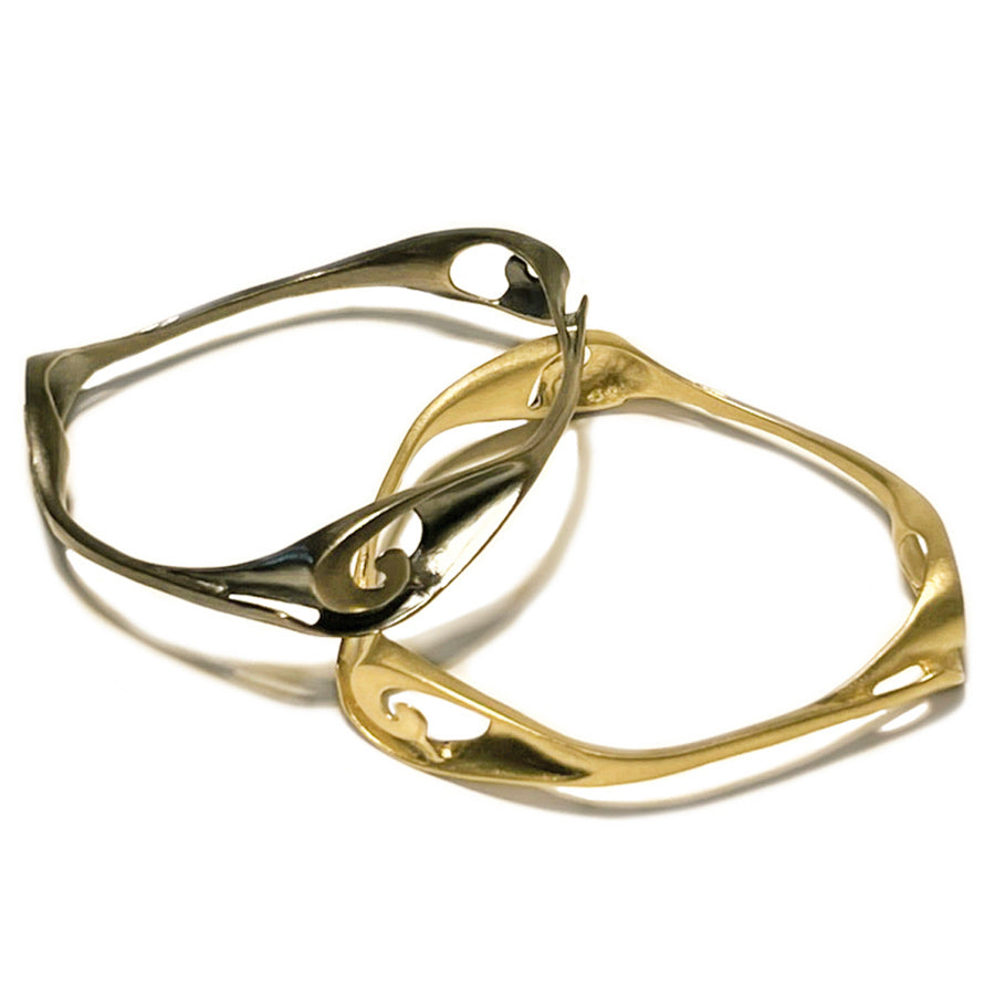 Gold and Silver Slide Bracelets | Kirsten Muenster Jewelry