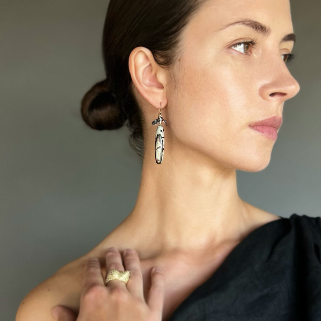 Lure Earrings - Silver | Kirsten Muenster Jewelry