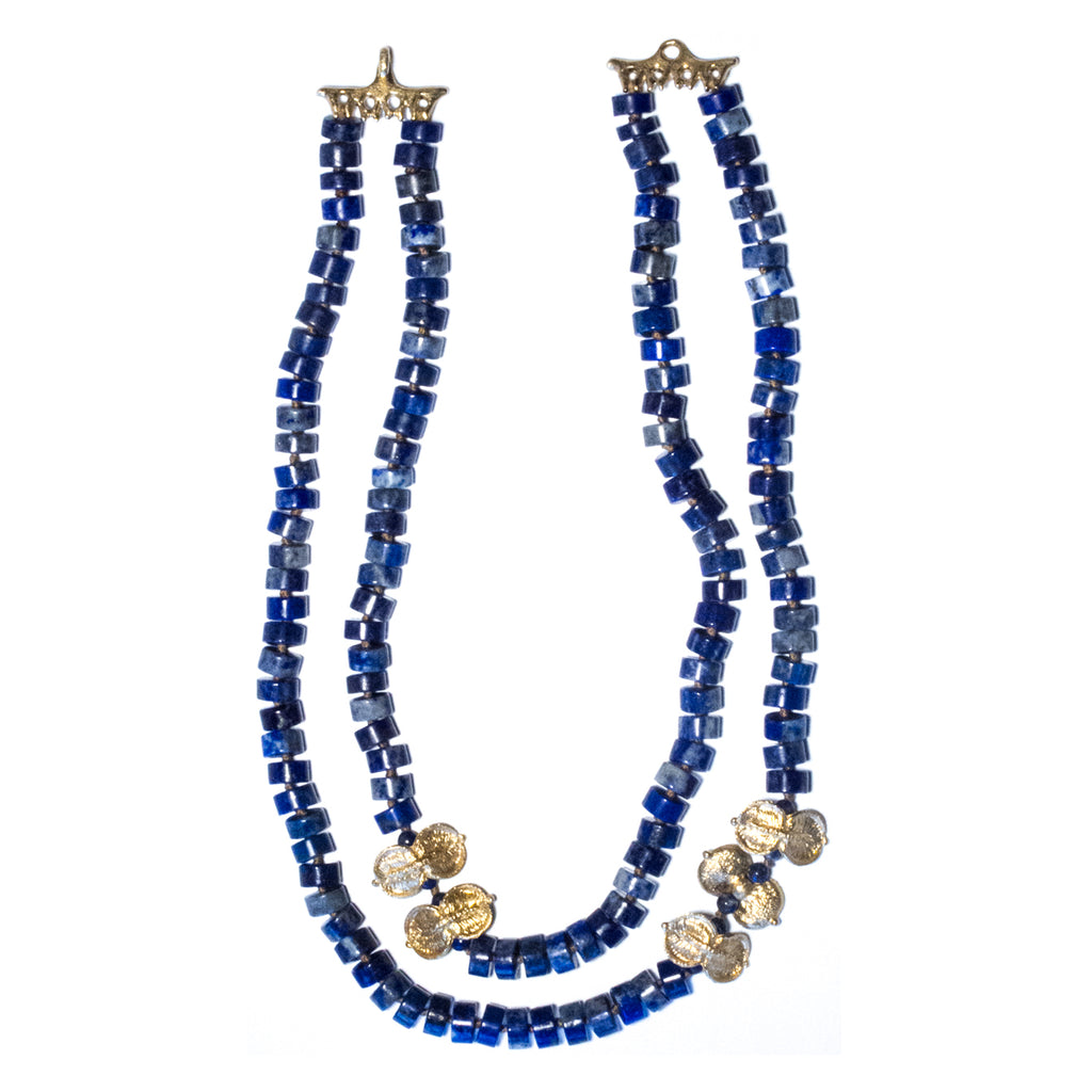 Lapis & Sweet Pittosporum Necklace | Kirsten Muenster Jewelry