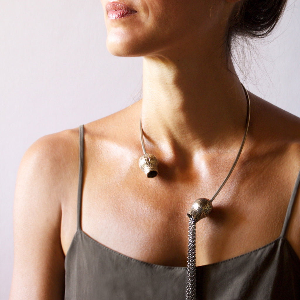 Asymmetric Pod Neck Cuff | Kirsten Muenster Jewelry