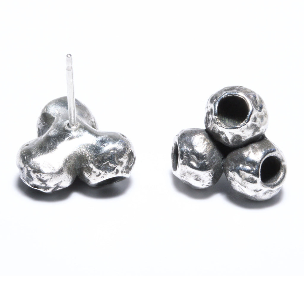 Tripod Earrings - Silver | Kirsten Muenster Jewelry