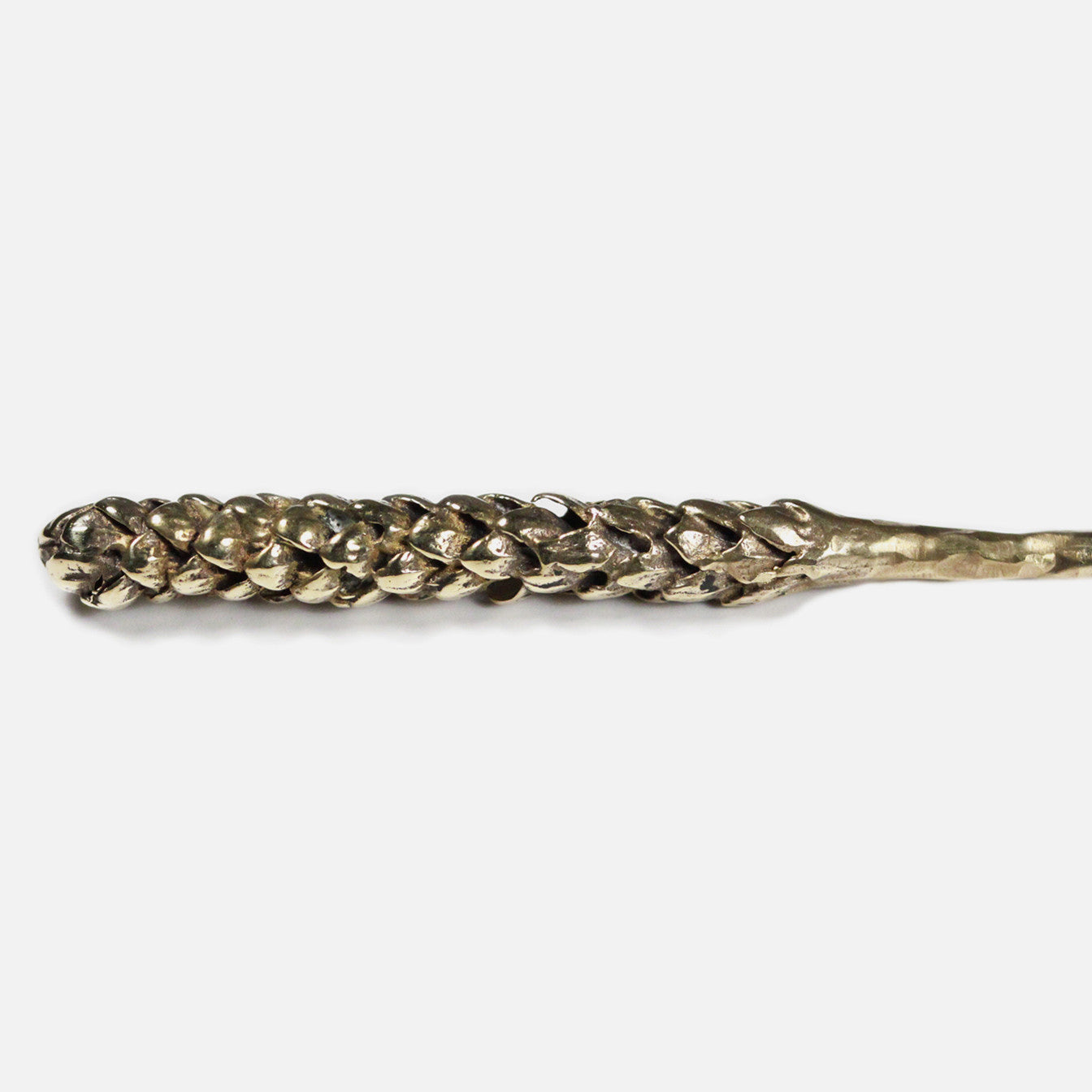 Araucaria Hair Stick - Yellow Bronze | Kirsten Muenster Jewelry display picture 1
