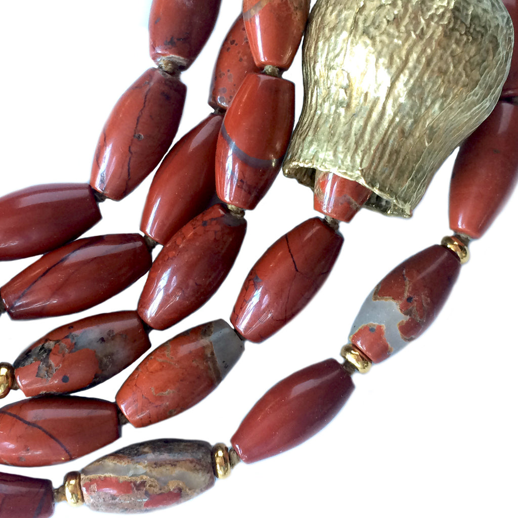 Red Jasper Necklace | Kirsten Muenster Jewelry