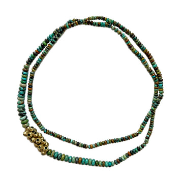 Turquoise & Callistemon Necklace | Kirsten Muenster Jewelry