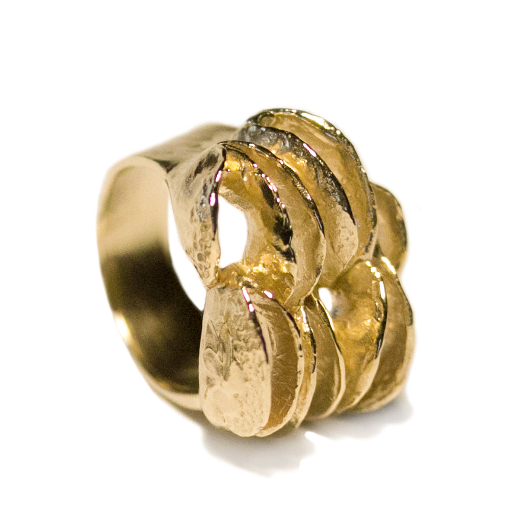 Banksia Half Band Ring - Gold | Kirsten Muenster Jewelry