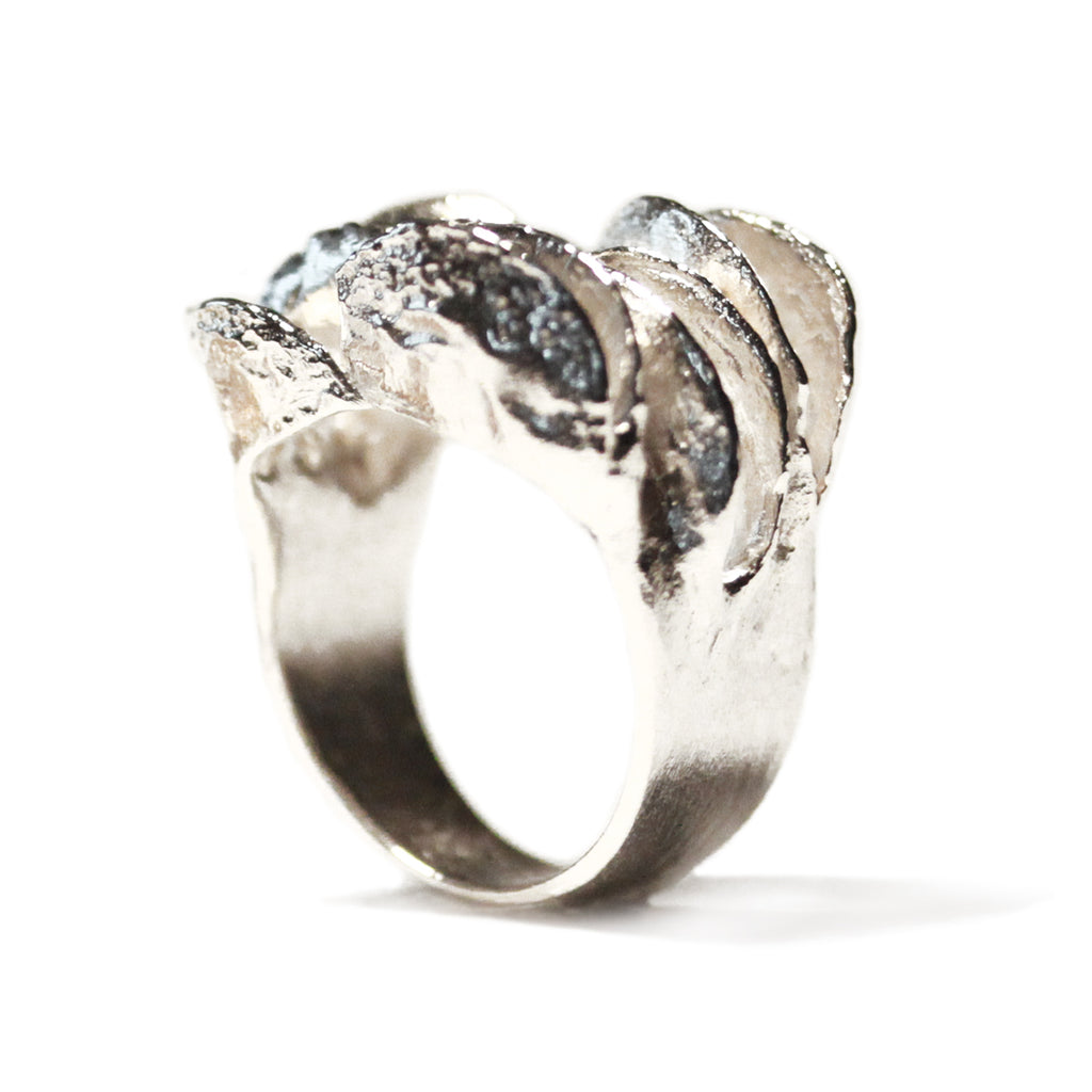 Banksia Half Band Ring - Silver | Kirsten Muenster Jewelry