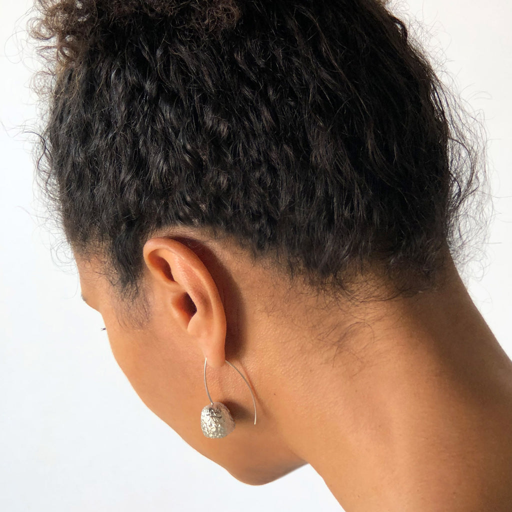 Cupule Earrings - Silver | Kirsten Muenster Jewelry