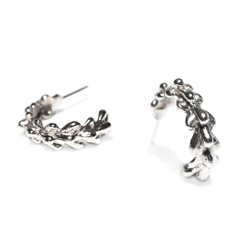 Willow Hoop Earrings - Silver | Kirsten Muenster Jewelry