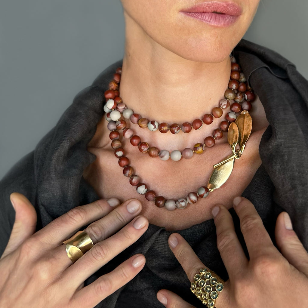 Noreena Jasper Necklace | Kirsten Muenster Jewelry