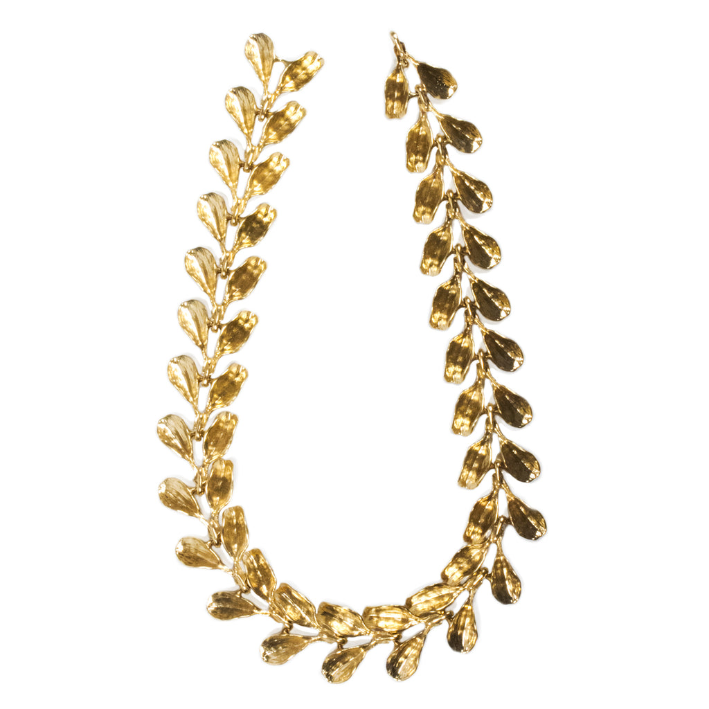 Dyad Link Necklace - Yellow Bronze   