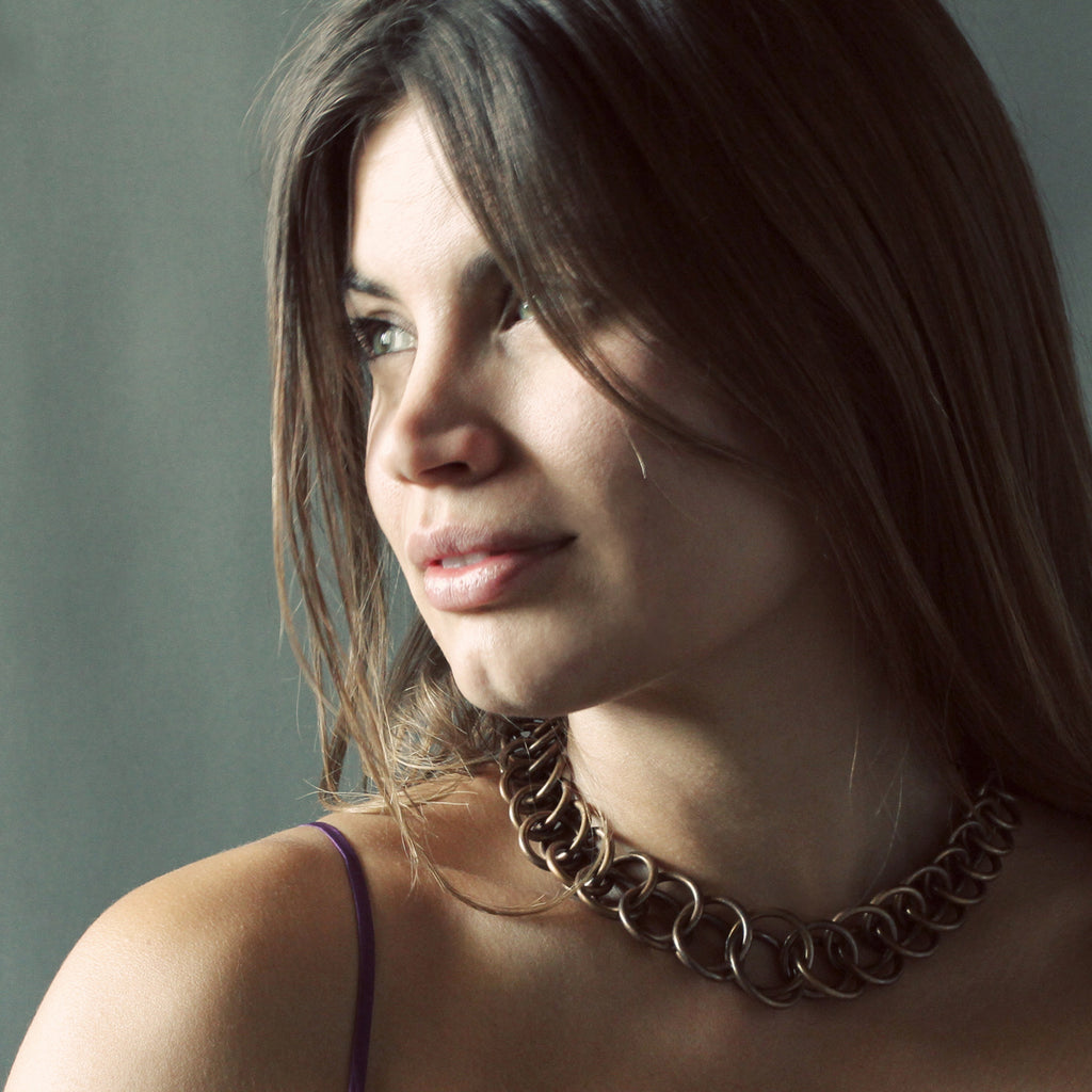 XLarge Half Persian Chain Necklace | Kirsten Muenster Jewelry