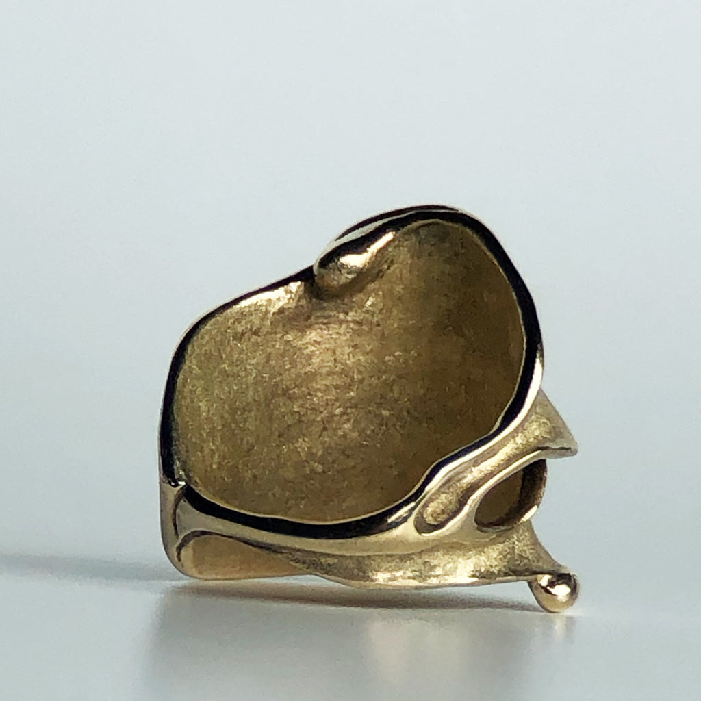 Leaves Ring - Yellow Bronze | Kirsten Muenster Jewelry