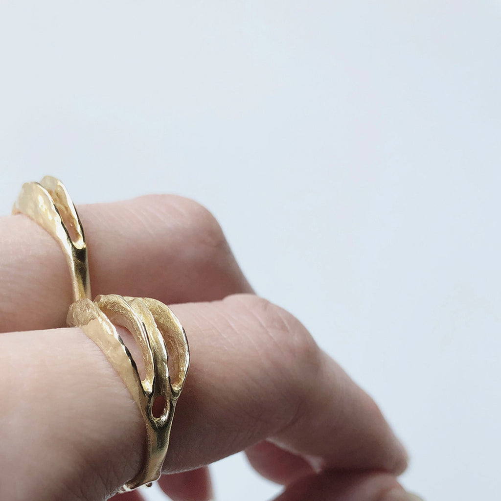 Perspectives Ring - Yellow Bronze | Kirsten Muenster Jewelry