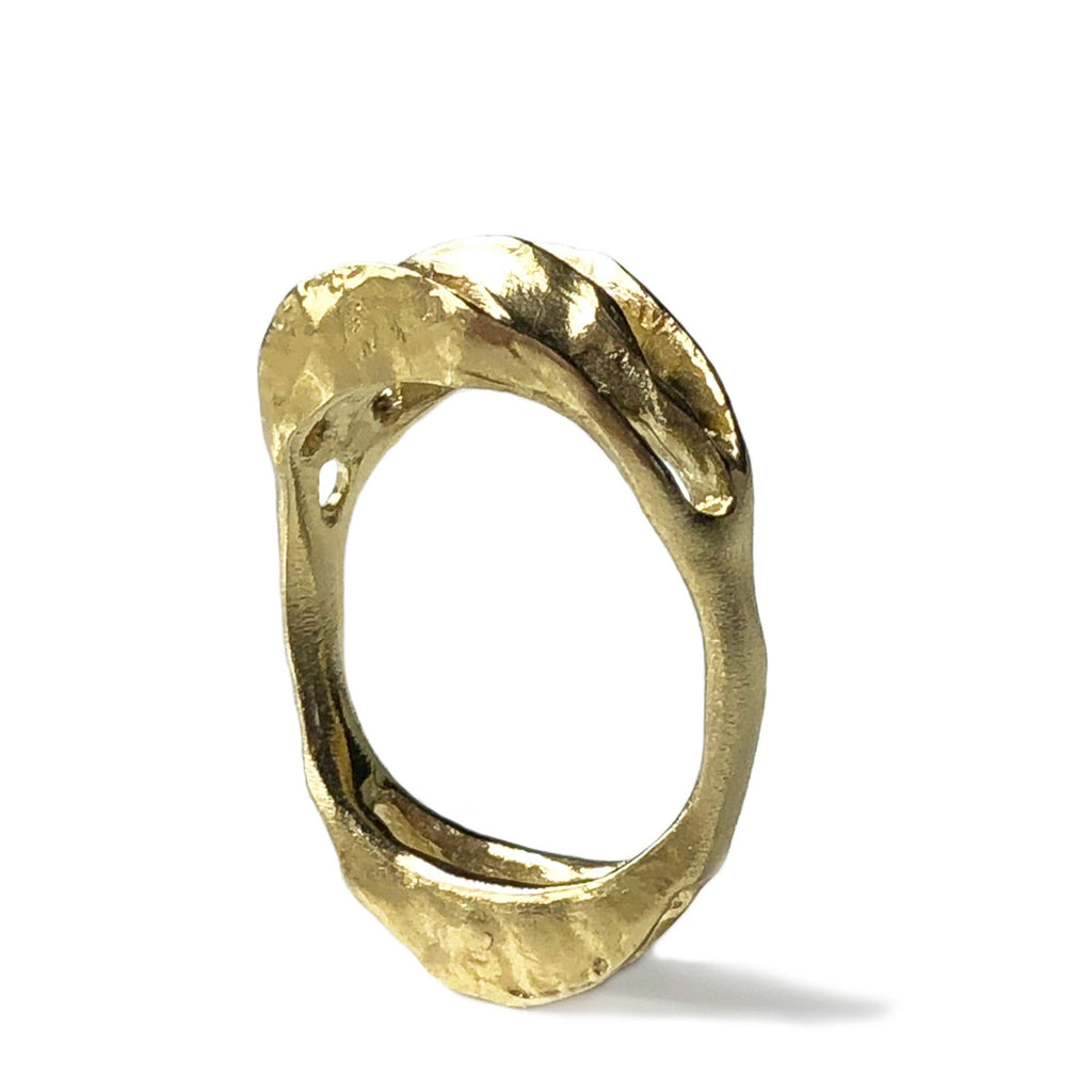 Perspectives Ring - Yellow Bronze | Kirsten Muenster Jewelry